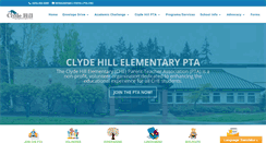 Desktop Screenshot of clydehillpta.org